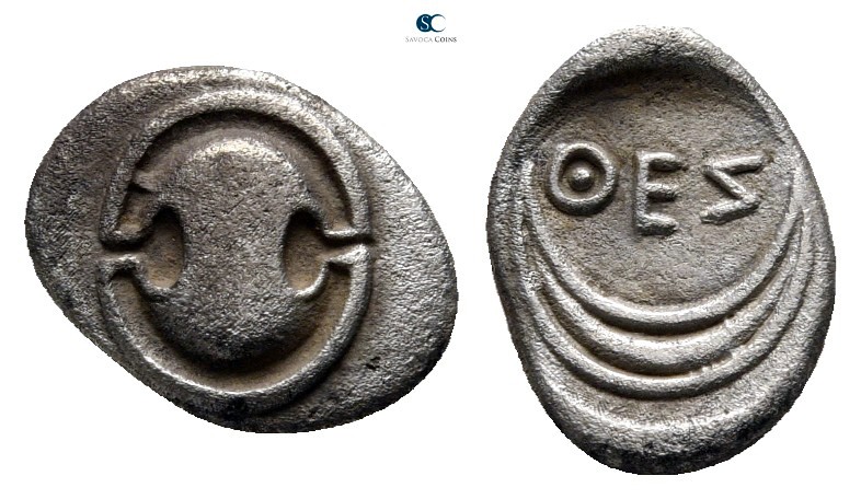 Boeotia. Thespiae circa 400-350 BC. 
Obol AR

10mm., 0,76g.



good very ...