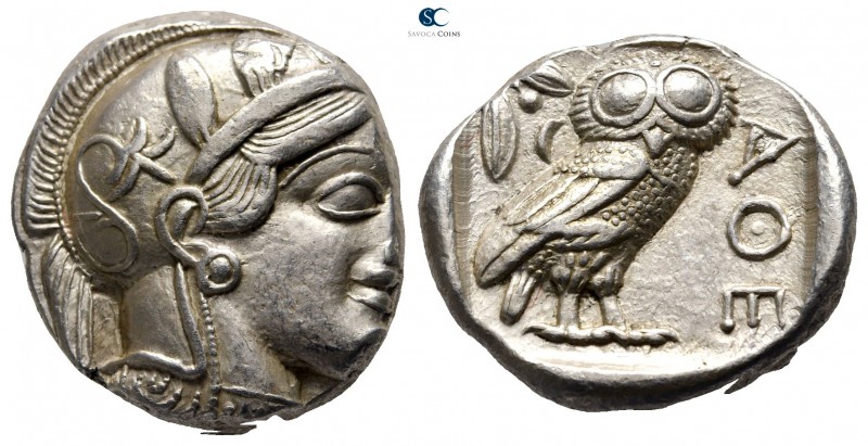 Attica. Athens circa 454-404 BC. 
Tetradrachm AR

23mm., 17,23g.



good ...