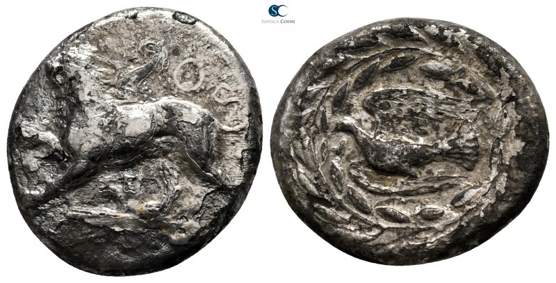 Sikyonia. Sikyon circa 340-330 BC. 
Stater AR

24mm., 10,55g.



nearly v...