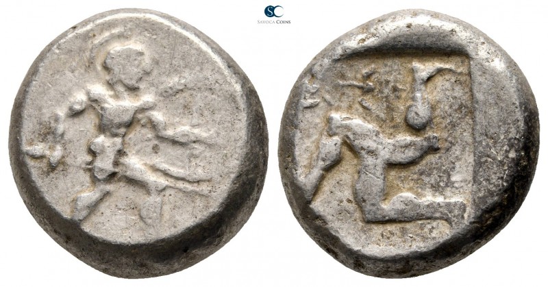 Pamphylia. Aspendos circa 465-430 BC. 
Stater AR

19mm., 10,87g.



very ...