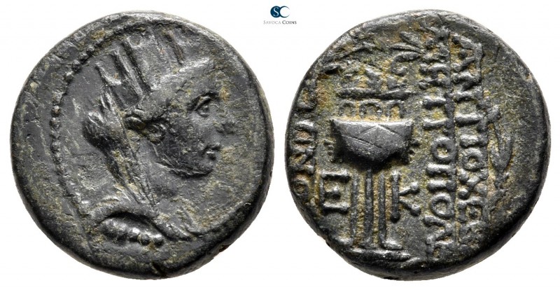 Seleucis and Pieria. Antioch 7-6 BC. Dated year 25 of the Actian Era=7/6 BC
Bro...