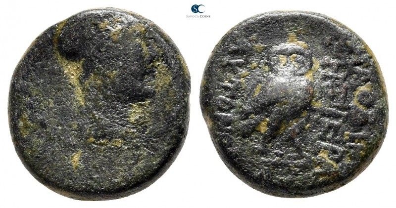 Seleucis and Pieria. Laodikeia 48-20 BC. 
Bronze Æ

13mm., 3,28g.



very...