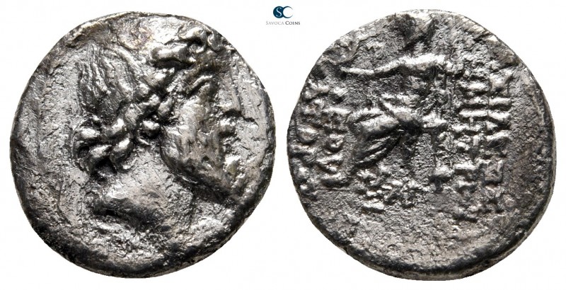 Seleukid Kingdom. Antioch. Demetrios II Nikator, 2nd reign. 129-125 BC. 
Drachm...