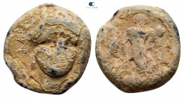 Uncertain.  300-100 BC. Seal Pb