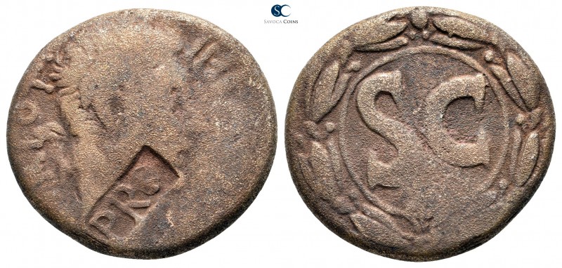 Seleucis and Pieria. Antioch. Augustus 27 BC-AD 14. c/m: PRO
Bronze Æ

27mm.,...