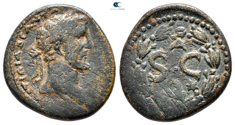 Seleucis and Pieria. Antioch. Antoninus Pius AD 138-161. 
As Æ

25mm., 7,97g....