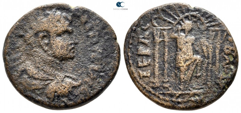 Phoenicia. Byblus. Caracalla AD 198-217. 
Bronze Æ

25mm., 9,11g.



near...