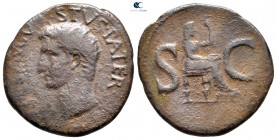 Divus Augustus Died AD 14. Struck under Tiberius AD 15-16. Rome. As Æ