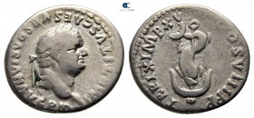 Titus, as Caesar AD 69-79. Rome. Denarius AR