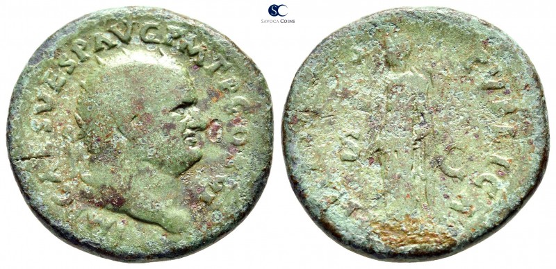 Vespasian AD 69-79. Rome
Dupondius Æ

27mm., 11,68g.



fine