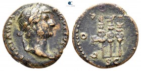 Hadrian AD 117-138. Rome. Quadrans Æ