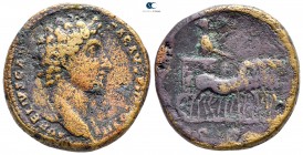 Marcus Aurelius as Caesar AD 139-161. Rome. Sestertius Æ