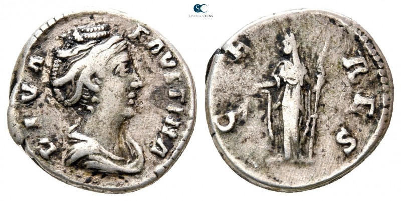 Diva Faustina I Died AD 140-141. Rome
Denarius AR

18mm., 3,30g.



very ...