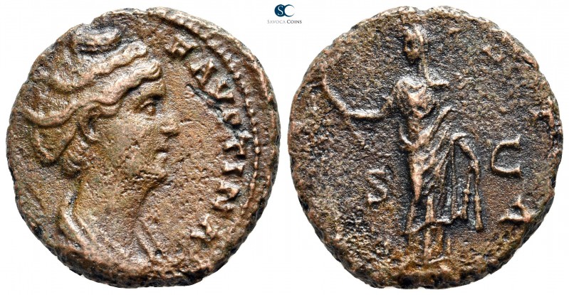 Diva Faustina I AD 140-141. Rome
As Æ

25mm., 10,64g.



nearly very fine...