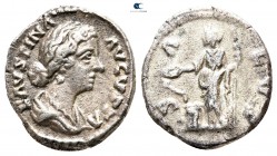 Faustina II AD 147-175. Rome. Denarius AR