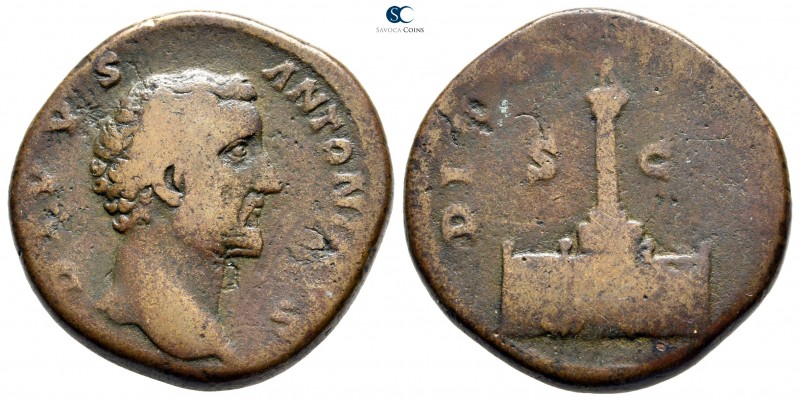 Divus Antoninus Pius AD 161. Rome
Sestertius Æ

32mm., 22,70g.



nearly ...