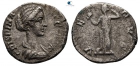 Crispina, wife of Commodus AD 178-182. Rome. Denarius AR