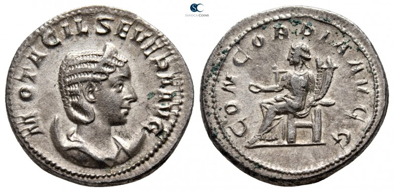 Otacilia Severa AD 244-249. Rome
Antoninianus AR

24mm., 4,54g.



very f...