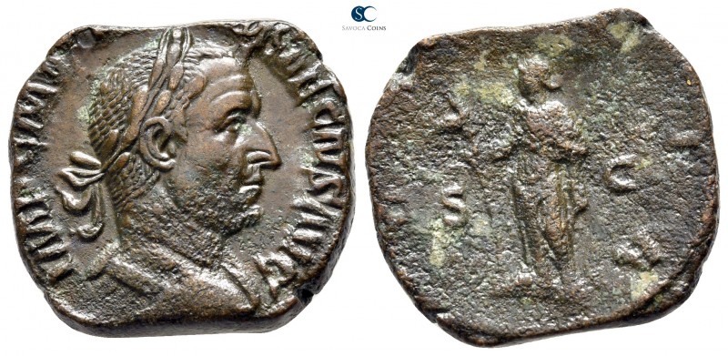 Trajan Decius AD 249-251. Rome
Sestertius Æ

27mm., 15,34g.



nearly ver...