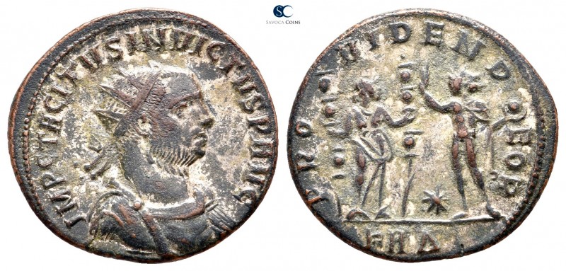 Tacitus AD 275-276. Serdica
Antoninianus Æ silvered

23mm., 3,36g.



ver...