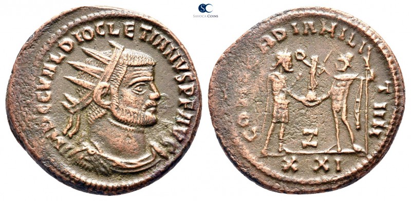 Diocletian AD 284-305. Antioch
Antoninianus Æ

22mm., 4,59g.



good very...