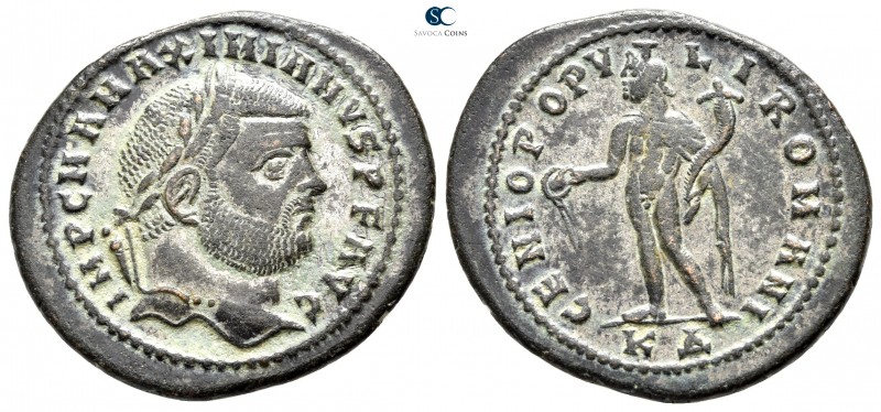 Maximianus Herculius AD 286-305. Cyzicus
Follis Æ

31mm., 9,18g.



very ...