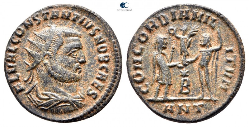 Constantius I as Caesar AD 293-305. Antioch
Follis Æ

20mm., 2,86g.



go...