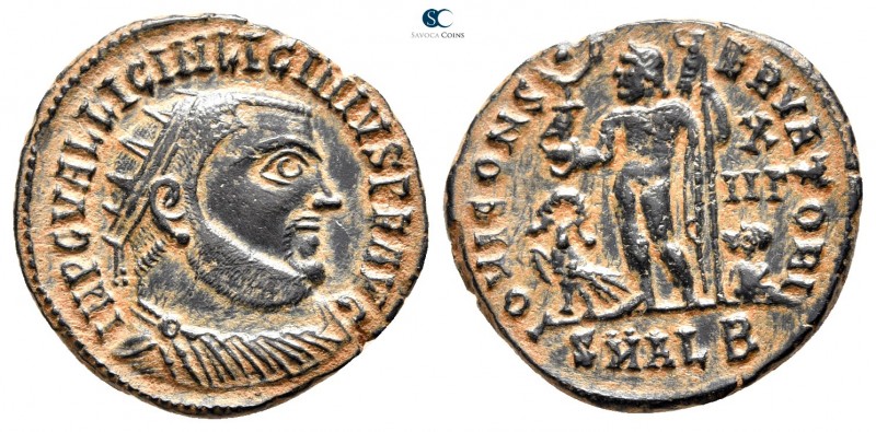 Licinius I AD 308-324. Alexandria
Follis Æ

20mm., 3,04g.



very fine