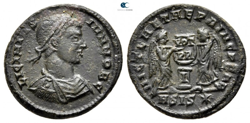 Licinius II, as Caesar AD 317-324. Siscia
Follis Æ

20mm., 2,82g.



very...