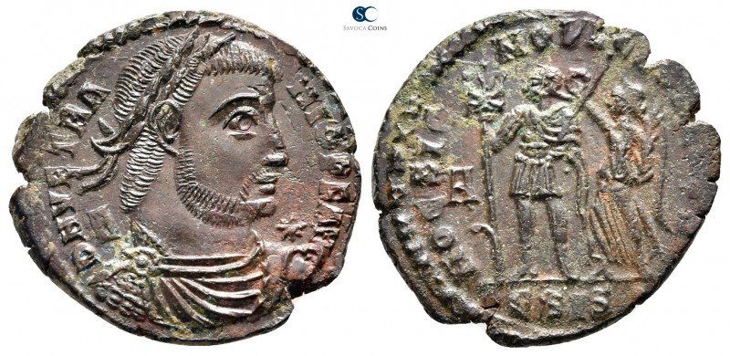 Vetranio AD 350. Siscia
Centenionalis Æ

25mm., 5,48g.



very fine