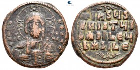 Time of Basil II and Constantine VIII AD 976-1028. Constantinople. Anonymous follis Æ