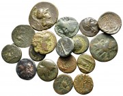 Lot of ca. 17 greek bronze coins / SOLD AS SEEN, NO RETURN!
very fine