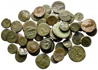 Lot of ca. 50 greek bronze coins / SOLD AS SEEN, NO RETURN!
nearly very fine