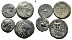 Lot of ca. 4 greek bronze coins / SOLD AS SEEN, NO RETURN!
very fine