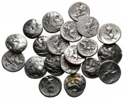 Lot of ca. 20 greek silver drachms / SOLD AS SEEN, NO RETURN!very fine