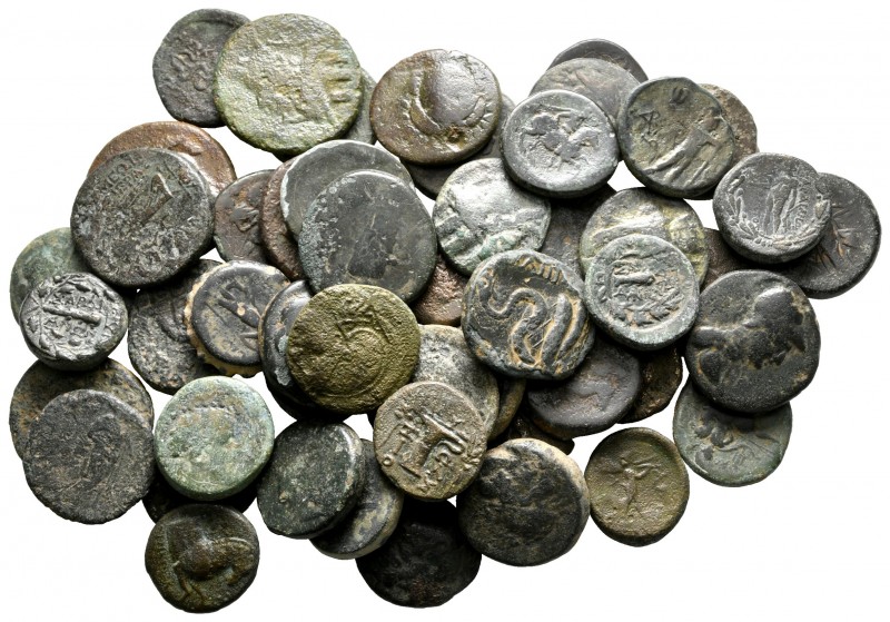 Lot of ca. 50 greek bronze coins / SOLD AS SEEN, NO RETURN!

nearly very fine