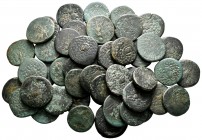 Lot of ca. 50 greek bronze coins / SOLD AS SEEN, NO RETURN!nearly very fine