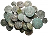 Lot of ca. 30 greek bronze coins / SOLD AS SEEN, NO RETURN!very fine