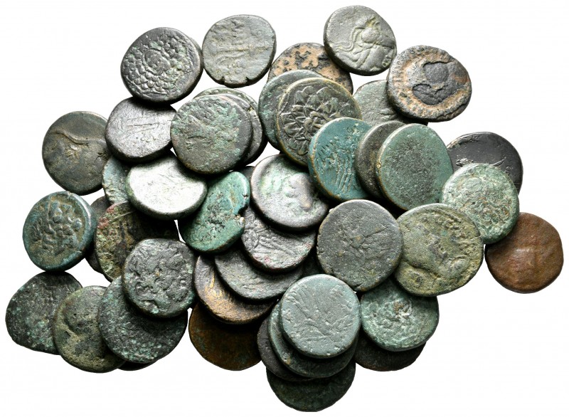 Lot of ca. 50 greek bronze coins / SOLD AS SEEN, NO RETURN!

nearly very fine