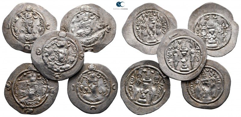 Lot of ca. 5 sasanian drachms / SOLD AS SEEN, NO RETURN!

very fine