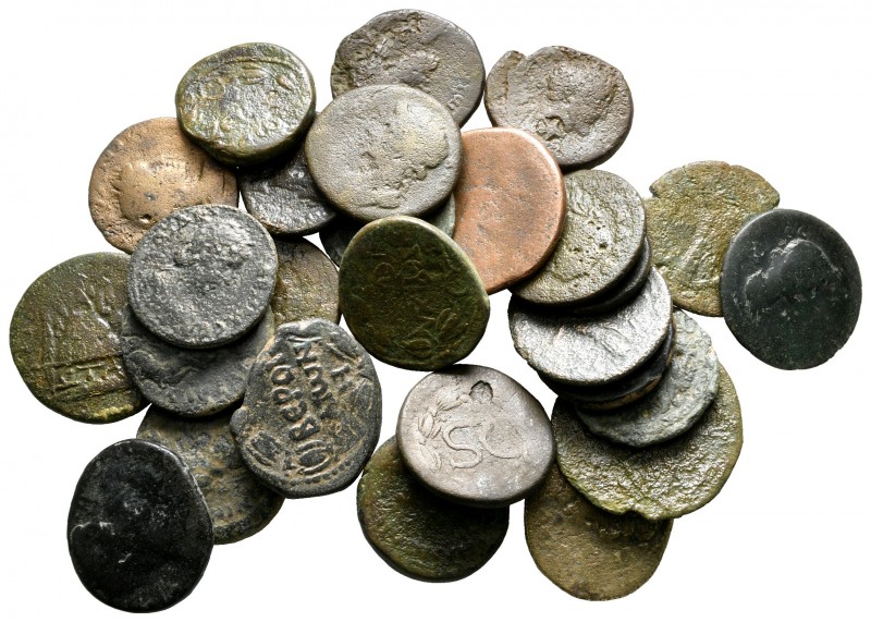 Lot of ca. 27 roman provincial bronze coins / SOLD AS SEEN, NO RETURN!

nearly...