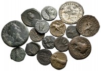 Lot of ca. 16 roman bronze coins / SOLD AS SEEN, NO RETURN!very fine