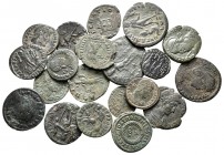 Lot of ca. 20 roman bronze coins / SOLD AS SEEN, NO RETURN!very fine