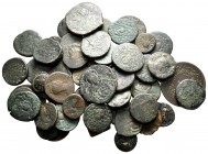 Lot of ca. 50 ancient bronze coins / SOLD AS SEEN, NO RETURN!fine