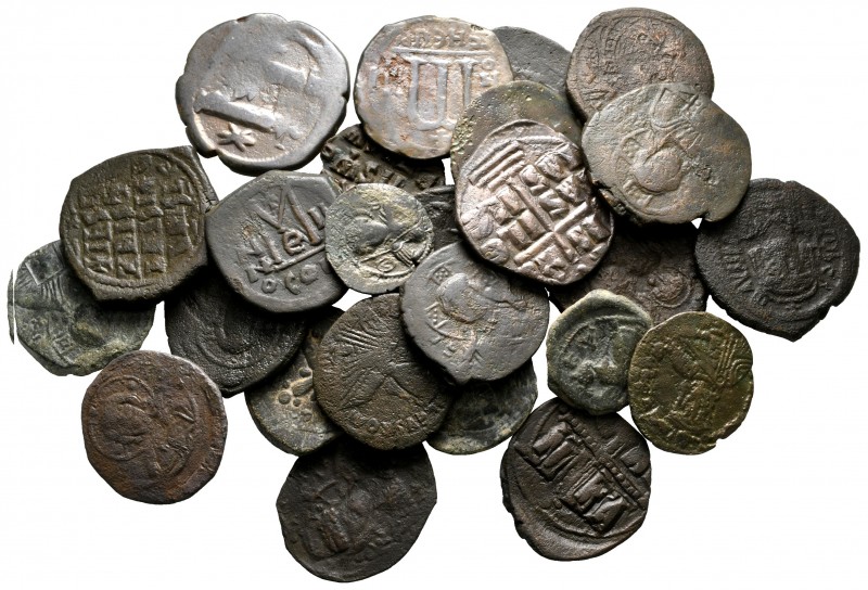 Lot of ca. 25 byzantine bronze coins / SOLD AS SEEN, NO RETURN!

very fine