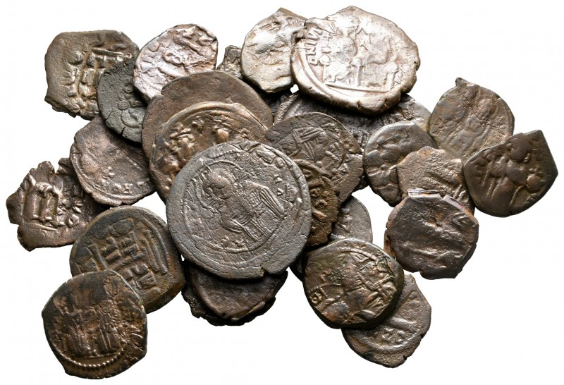 Lot of ca. 28 byzantine bronze coins / SOLD AS SEEN, NO RETURN!

very fine