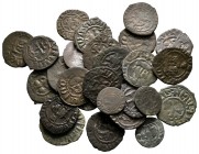 Lot of ca. 26 medieval bronze coins / SOLD AS SEEN, NO RETURN!very fine