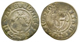 Amedeo VI 1343-1383
Forte Escucellato, I Tipo, ND, Mi 1.10 g.
Ref : MIR 84, Sim. 14, Biaggi 74
Conservation : TB+