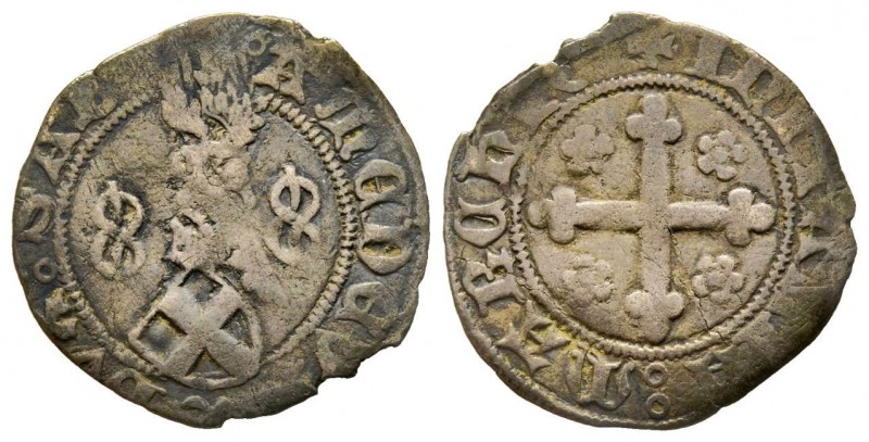 Amedeo VIII Duca 1416-1440
Mezzo Grosso, II tipo, Savoiardo, Nyon, ND, AG 1.55 g...