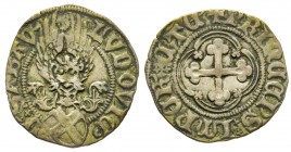 Ludovico 1440-1465 
Mezzo Grosso, II Tipo, Cornavin, ND, AG 1.4 g.
Ref : MIR 163e (R2), CNI 60
Conservation : presque Superbe